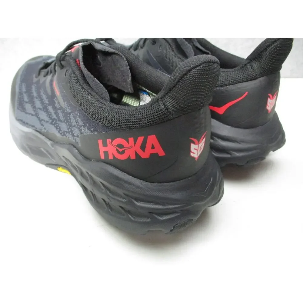 Hoka Speedgoat 5 GTX Waterproof Spike Shoes Womens Sz 8.5 Trail Running Black